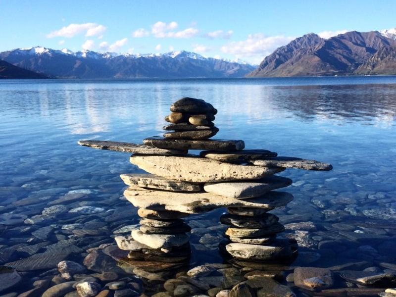 Lakefront Fantail Cottage Lake Hawea, Wanaka Eksteriør billede